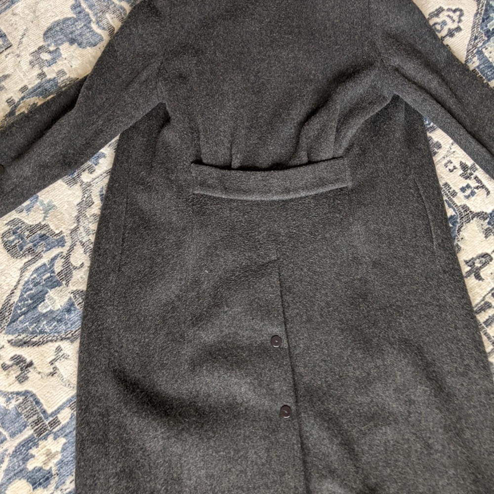 Women's size 6 Cassidy Wool Overcoat - Charcoal - Picture 6 of 6
